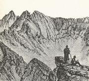 william r clark, lantmatare i san fuanbergen i colorado 1876